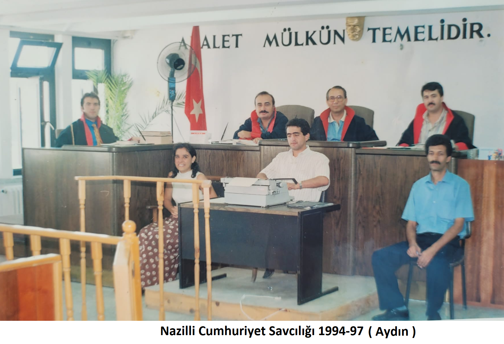 Aydın şehrinin Nazilli ilçesinde Cumhuriyet Savcılığı yaptığı dönem ( 1994-97 )